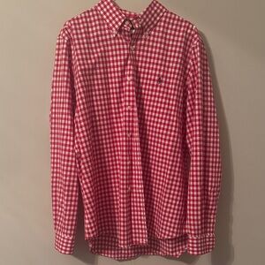 Ralph Lauren Red Checkered Men's Shirt